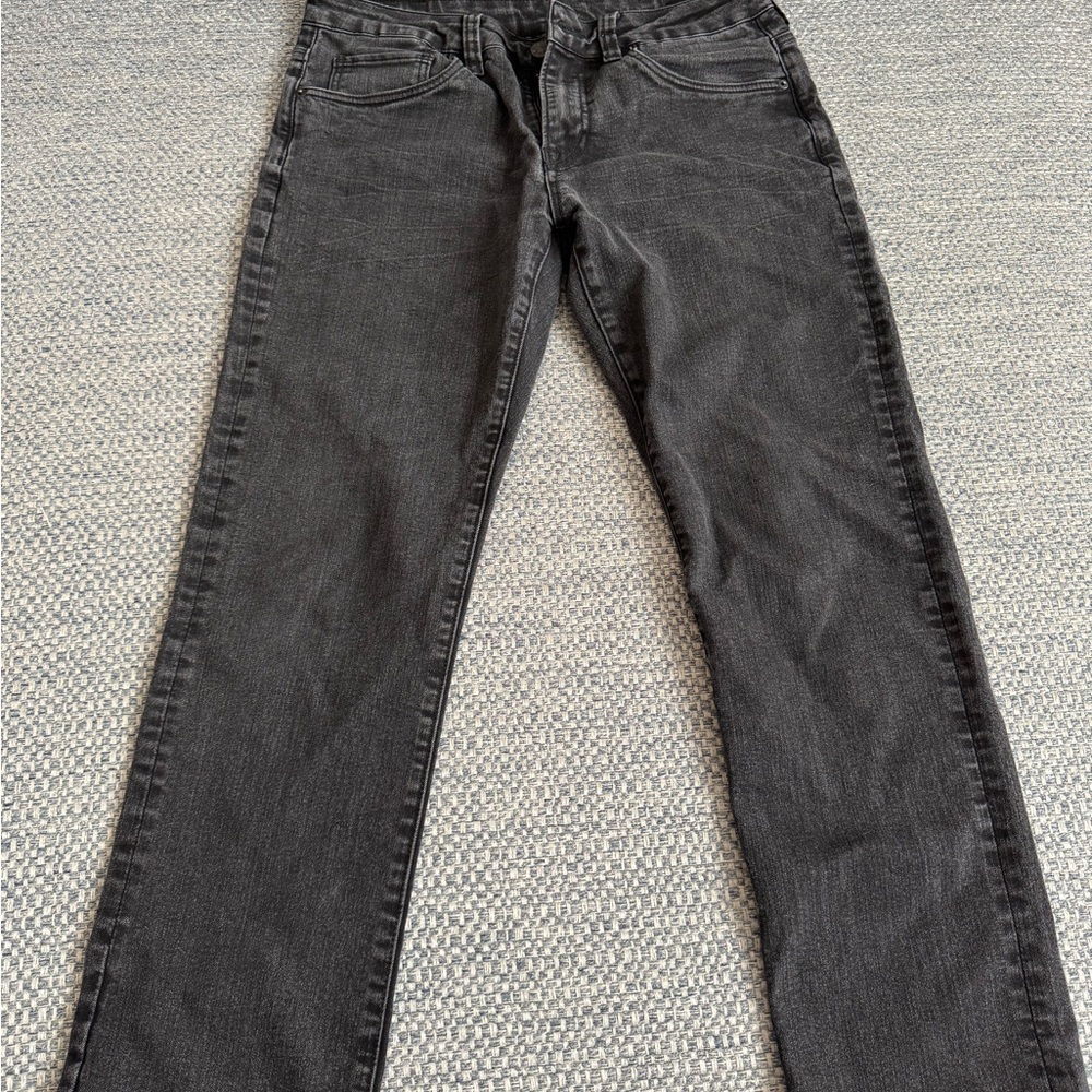Buffalo David Bitton Charcoal Slim Jeans